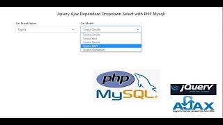 Jquery Ajax Dependent Dropdown Select with PHP Mysqli