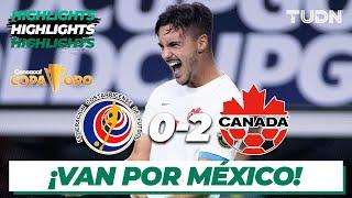 Resumen y goles | Costa Rica 0-2 Canadá | Copa Oro 2021 - Cuartos | TUDN