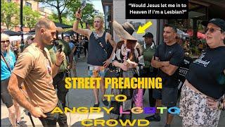 WITCHCRAFT Attempt on Street Preacher while at LGBTQ️‍