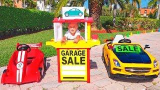 Vlad and Nikita Play with Toy Cars