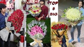 Top 5 Best Flower Bouquet Big Size| NEW  Flower Bouquet | Flower Wrapping Techniques