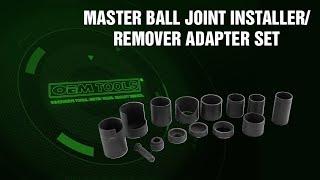 OEMTOOLS 37310 Master Ball Joint Installer/Remover Adapter Set