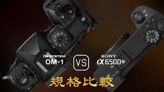 OM SYSTEM OM-1 與 Sony A6500 的規格比較