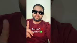 Bachelor par maat aao master par aao abroad #khaledasrari
