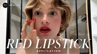 How to Apply Red Lipstick: Five Women Demonstrating Their Unique Styles