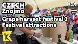 【K】Czech Travel-Znojmo[체코 여행-즈노이모]포도수확 축제 1 축제의 볼거리/Grape harvest/Festival/Burcak