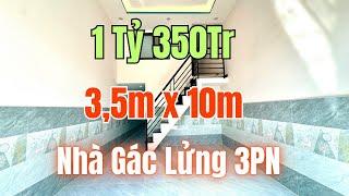 Nhà Gác Lửng Đẹp Có 3PN Ngay Chợ Cầu Đồng P. Thạnh Lộc Quận 12 Giá Chỉ 1,35 Tỷ