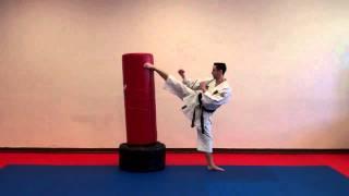 Spinning Wheel Kick - Warren Levi Karate