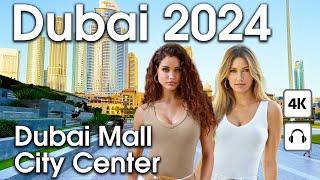 Dubai  Beautiful Dubai Mall, City Center [ 4K ] Walking Tour Сompilation