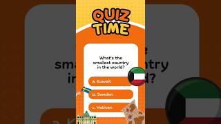 whats the smallest country in the world?                      #quizzy #generalknowledge #funfacts