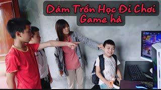 DTVN Vlog : (Tập 79) Bài học nhớ đời cho kẻ giám bắt nạt trẻ trâu ( ANH SẮN TRỐN HỌC ĐI CHƠI GAME)