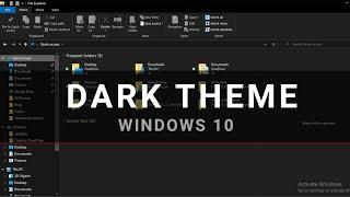 How to change dark theme in file explorer | tamil techiz | தமிழில் | naaluvariseithigal