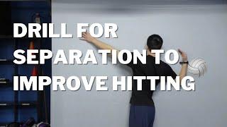 Improve Hitting With This Wall Drill - Hip Shoulder and Arm Separation