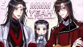 mmm yeah but its wangxian, hualian & bingqiu (mxtx animatic)