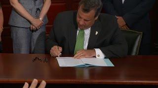 Christie Signs Bill Supporting Israel, Talks TTF, NJEA, Atlantic City