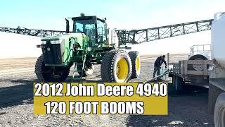 John Deere 4940 Applying herbicide on a windfarm