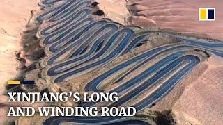 Xinjiang’s long and winding road with more than 600 hairpin bends