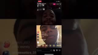 (BCR)Fbg Meezle Live arguing with OBlock BigWoney(Meezle say wen I catch you , your dead)