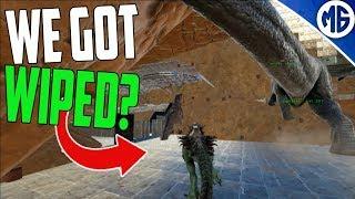 WE GOT WIPED?! 4 Man PvP Servers - Ark: Survival Evolved