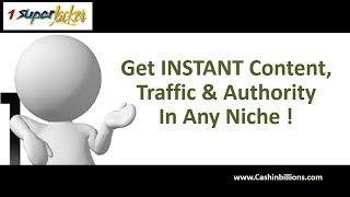 1 Super Jacker Tutorial | Instant Content, Authority and Trust Jacking for any Niche