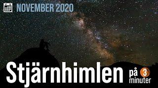 Stjärnhimlen november 2020