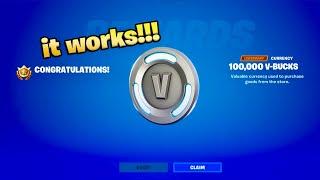 i found a free vbucks glitch in Fortnite season 4