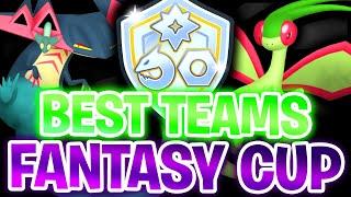 The *BEST* FANTASY CUP TEAMS for Season 21 Pokemon GO | GO BATTLE LEAGUE