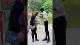 Aunty reaction  wait for end  #auntyprank #nazimprank #funny