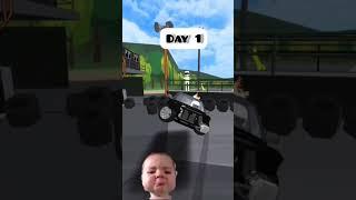 Day 1 vs Day 100  - #foryou  #frlegends #automobile #funny #gaming #shortsfeed