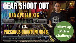 Universal Audio Apollo vs PreSonus Quantum 4848 | Follow Up Challenge