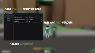 SHOWCASING FREE DA HOOD AIMLOCK SCRIPT (WORKS ON SOLARA) (UNDETECTED)