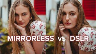 Mirrorless vs DSLR - Sony A7 IV vs Canon 5D mkIV