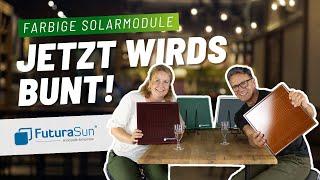 Farbige Solarmodule - Ton in Ton mit dem Dach - mit FuturaSun