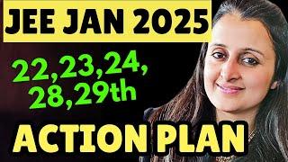 JEE MAIN JAN 2025 : FINAL ACTION PLAN for LAST 20 DAYS | FINAL CHECKLIST | NEHA AGEAWAL | JEE 2025