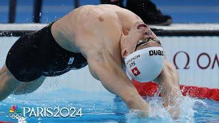 Roman Mityukov narrowly beats Pieter Coetze in 200m backstroke semifinal | Paris Olympics