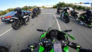 FIRST RIDE on my Ninja ZX10R with NEW Exhaust Setup!! SHE IS SOOO LOUDD