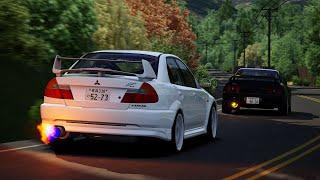 Topanga Canyon Hillclimb - Tuned Mitsubishi Lancer EVO VI & Nissan Skyline GT-R R32 / Assetto Corsa