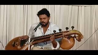 Sree Sachin Balu sings at the Balan Master Memorial Music Festival 2025.