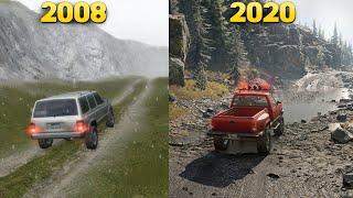 Evolution of Off-road Games From 2008 to 2021 - SnowRunner MudRunner and Spintires