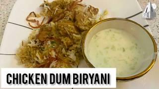 Chicken Dum Biryani with Cucumber raita || Sunday special || Restaurant style at home