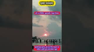 কুয়াকাটা ৎেকে সূর্যোদয়ের সুন্দর দৃশ্য