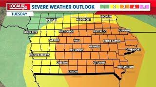 LIVE WEATHER RADAR: Severe thunderstorms move across Iowa