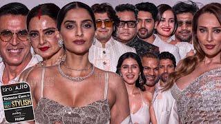 Celebrities arrives at HT India’s Most Stylish Awards 2025 | Akshay Kumar, Rekha, Sonam, A R Rahman