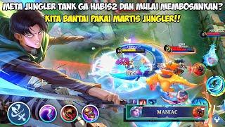 SAKIT TEBAL DARI EARLY!! BUILD TERBAIK MARTIS VS META TANK JUNGLER BIKIN BOSAN MARTIS GAMEPLAY 2024