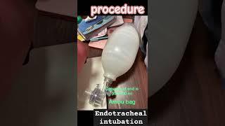 Anesthesia intubation  #shorts #trending #medical #mbbs #creative #motivation #neet #viral