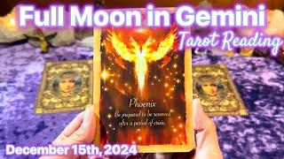 MOVING ON TO BETTER THINGS NOW!  FULL MOON IN GEMINI TAROT READING  December 15th, 2024