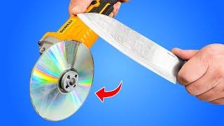 Amazing Method to Sharpen Razor Sharp KNIVES in Just 1 Minute!