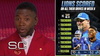 ESPN SC | Detroit Lions are the scariest team in the NFL, Packers block FG to beat Caleb, the Bears