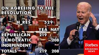 BREAKING NEWS: House Votes To Advance Boebert's Impeachment Articles Of Biden To Key Committees