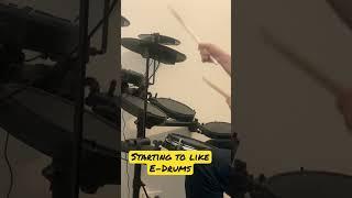 Electric Drums are growing on me #music #youtubeshorts #drums #electric